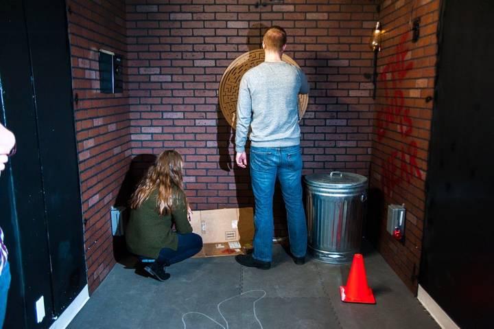 Foto de grupo al salir del escape room
